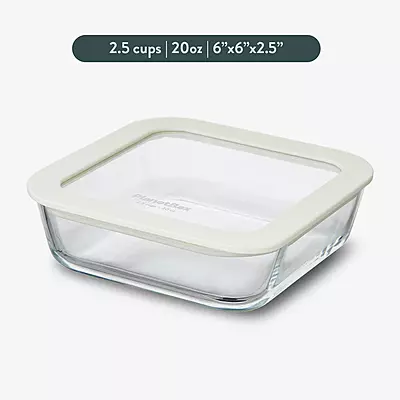 Planetbox Square Glass Food Storage Container