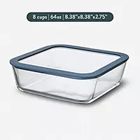 Planetbox Square Glass Food Storage Container Planetbox Square Glass Food Storage Container