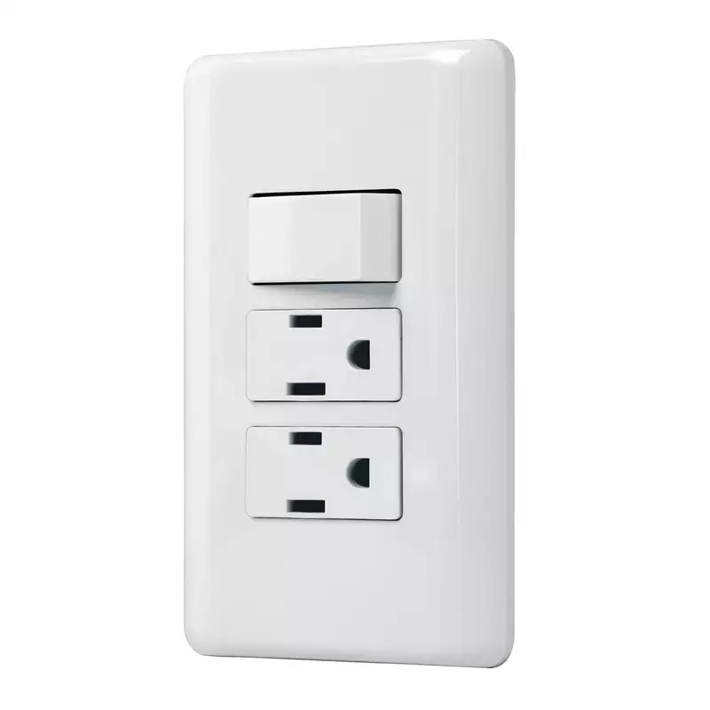 Placa armada 2 contactos e interruptor sencillo, Basic - PA-APCO-B3 / 25079