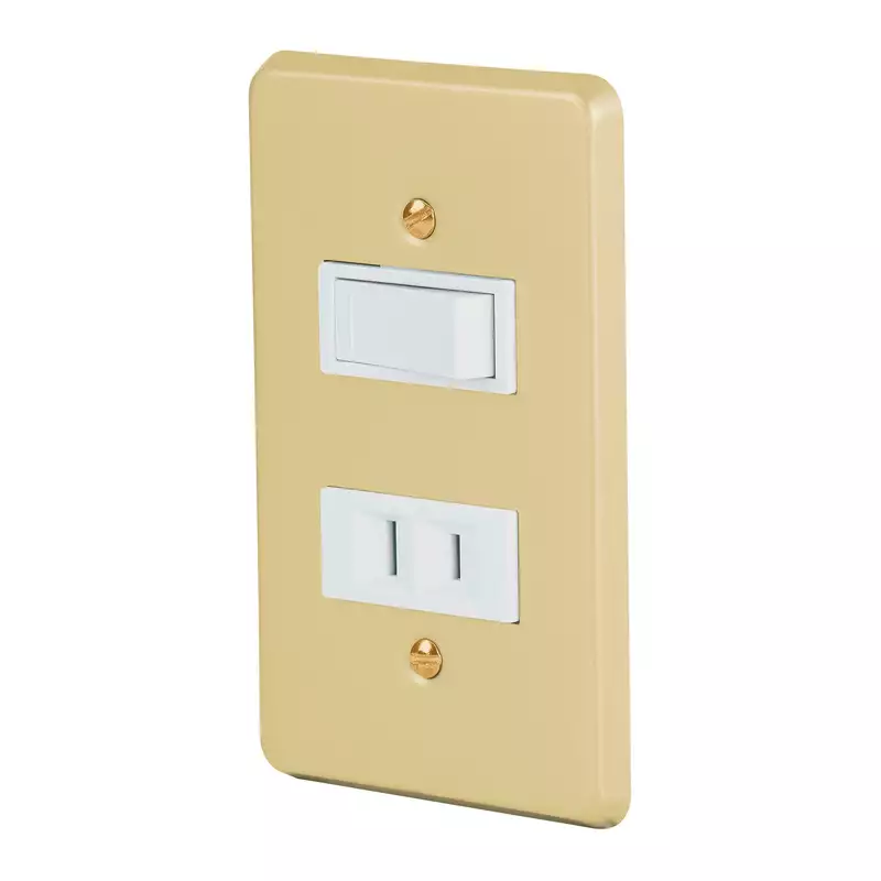 Placa armada contacto e interruptor, línea Económica - PA-APCO-E / 46388