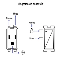 Placa armada 2 contactos e interruptor,blanco,línea Italiana - PA-APCO-I3B / 46457