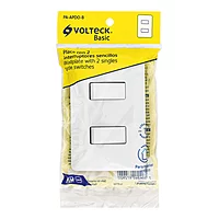 Placa armada con 1 interruptor sencillo, Volteck Basic - PA-APSE-B / 25078