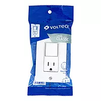 Placa armada contacto e interruptor Classic - PA-COAP-CLP / 40018