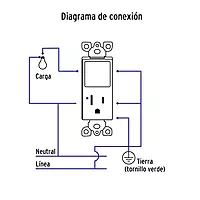 Placa armada contacto e interruptor Classic - PA-COAP-CLP / 40018