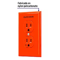 Placa armada contacto tierra aislada, línea Standard - PA-CODO-TAS / 48493