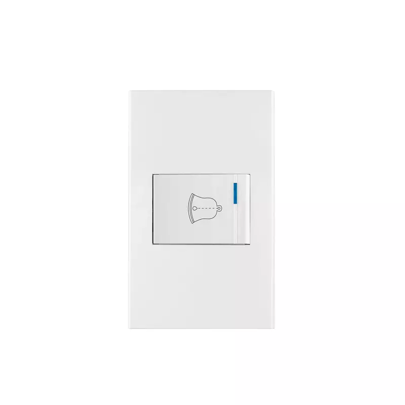 Placa armada 1 interruptor de timbre,1.5mod, Española,blanco - PA-TI-EB / 45604