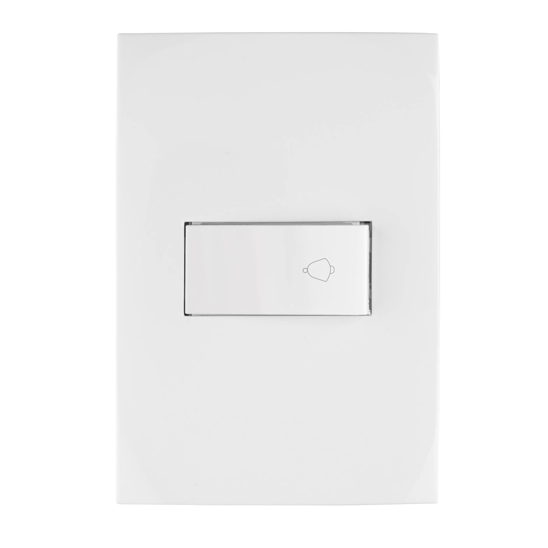 Placa armada con timbre, línea Oslo, color blanco - PA-TI-OB / 46498