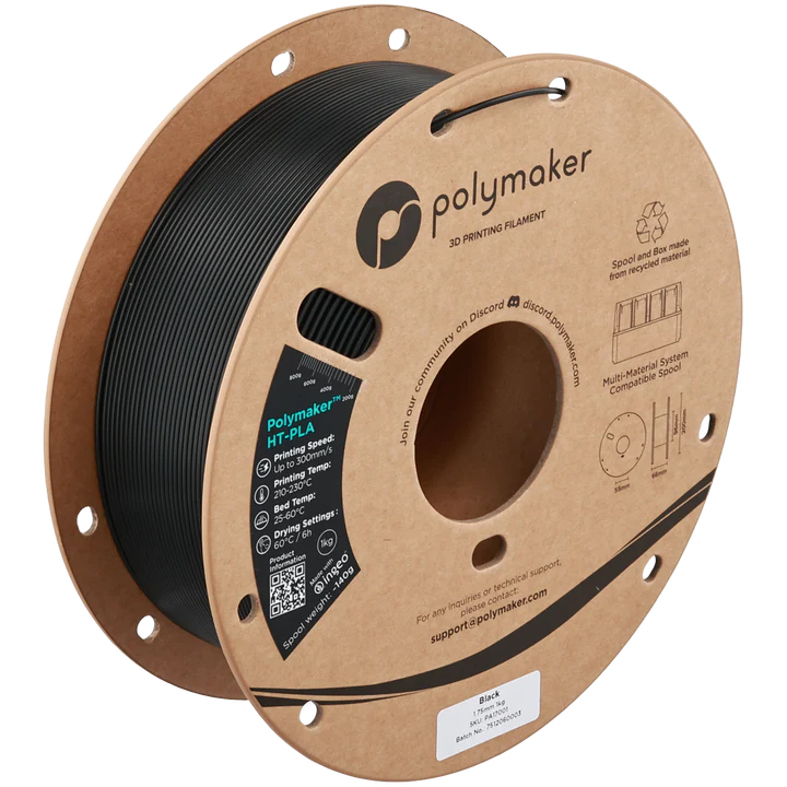 Polymaker™ HT-PLA (1.75 mm, 1 kg) Black
