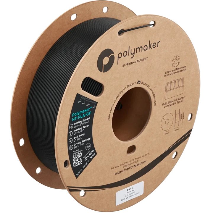 Polymaker™ HT-PLA-GF (1.75 mm, 1 kg) Black