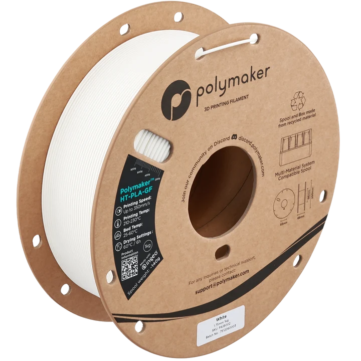 Polymaker™ HT-PLA-GF (1.75 mm, 1 kg) White