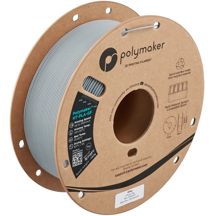 Polymaker™ HT-PLA-GF (1.75 mm, 1 kg) Grey