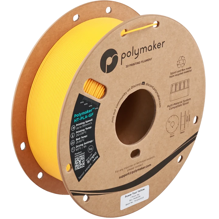 Polymaker™ HT-PLA-GF (1.75 mm, 1 kg) Power Tool Yellow