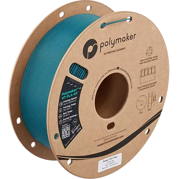 Polymaker™ HT-PLA-GF (1.75 mm, 1 kg) Power Tool Teal