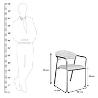 Costa Outdoor Tea Set 2 Chairs 1 Table