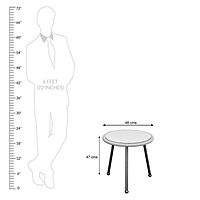 Coral Outdoor Tea Set 2 Chairs 1 Table