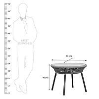 Bostan Outdoor Tea Set 2 Chairs 1 Table