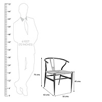 Sigma Wishbone Tea Set 2 Chairs 1 Table