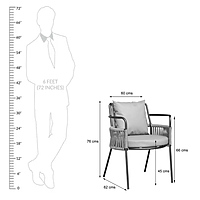 Paola Outdoor Tea Set 2 Chairs 1 Table