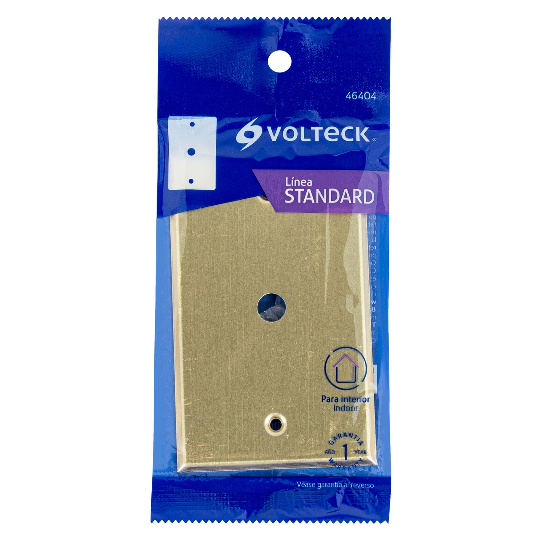 Placa pasacable de aluminio, línea Standard - PAAN-S / 46404