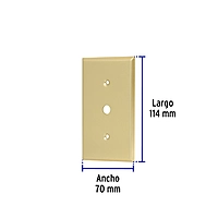 Placa para atenuador, de aluminio, línea Standard - PADI-S / 48174
