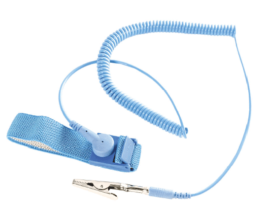 PULSERA ANTI ESTATICA AZUL CON CAIMAN