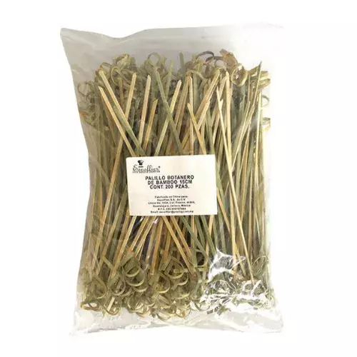 PALILLO NUDO BAMBO 15 CM 200 PZAS