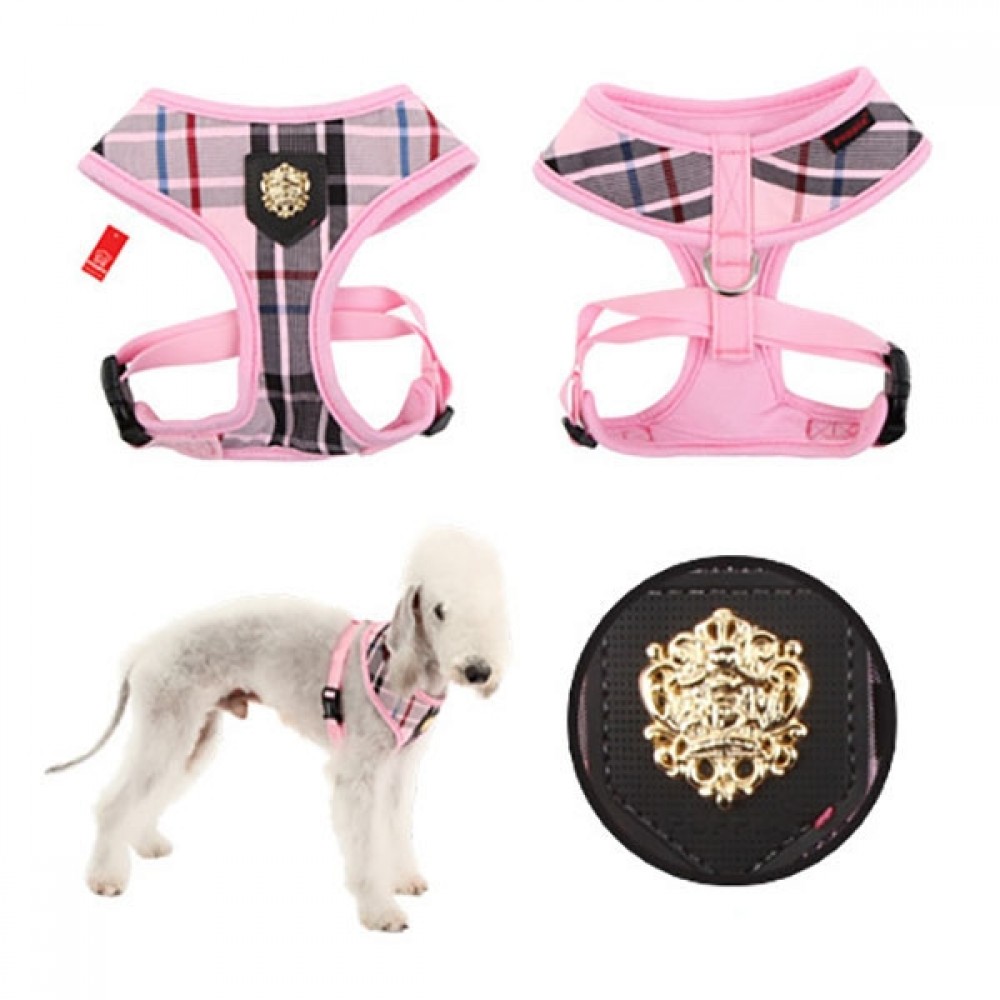 PUPPIA JUNIOR HARNESS A PINK S Neck 9" Chest 12-19" PUPPIA JUNIOR HARNESS A PINK S Neck 9" Chest 12-19"