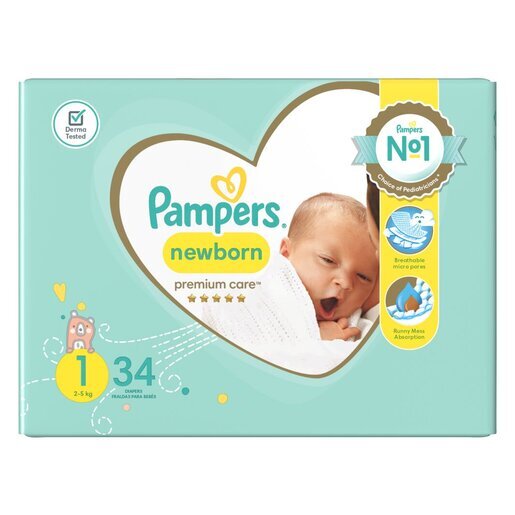 PAMPERS ACTIVE JP NEWBORN #1 96'S