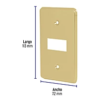 placa-1-módulo-de-aluminio-línea-económica-pase-e-46435