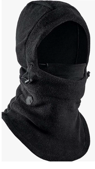 PASAMONTAÑAS DE TELA NEGRO