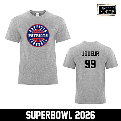 T-Shirt Patriots (rond)