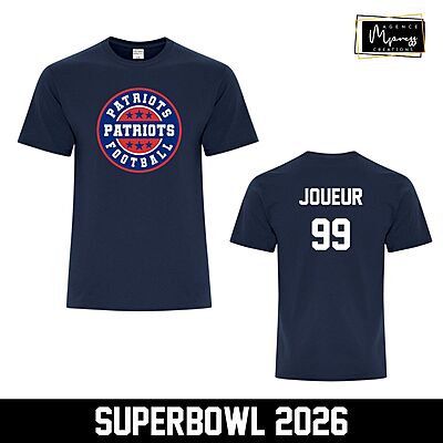 T-Shirt Patriots (rond)