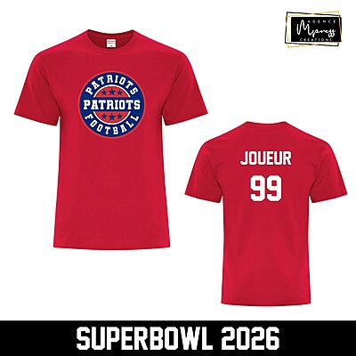 T-Shirt Patriots (rond)