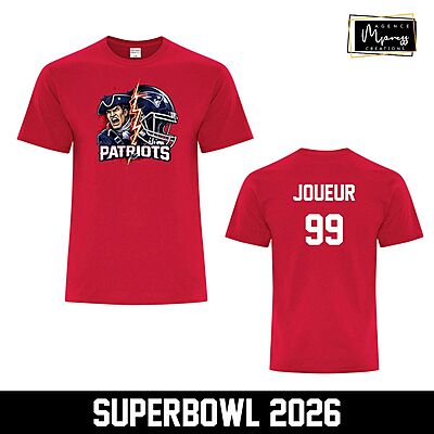 T-Shirts Patriots (casque) T-Shirts Patriots (casque)