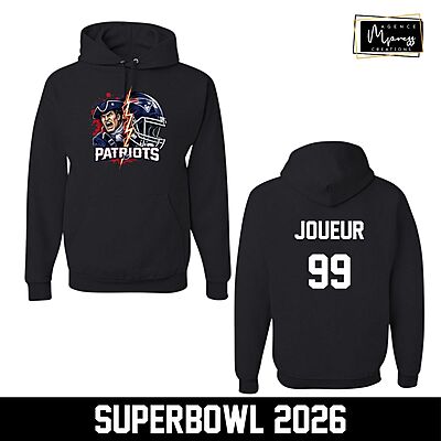 Hoodie Patriots (casque)