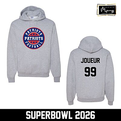 Hoodie Patriots (Rond)