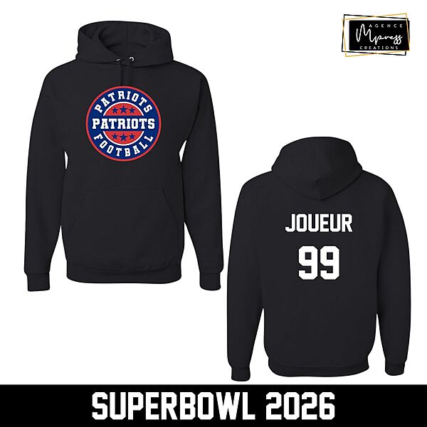Hoodie Patriots (Rond)