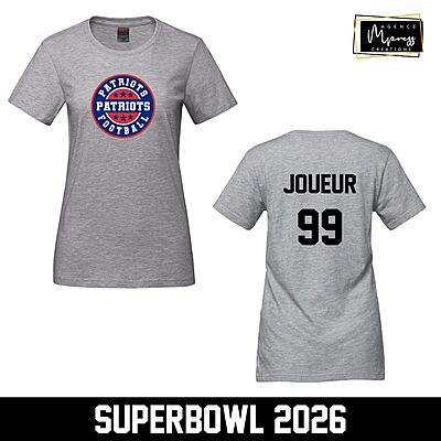 T-Shirt femme Patriots (Rond)