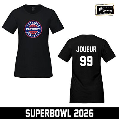 T-Shirt femme Patriots (Rond)