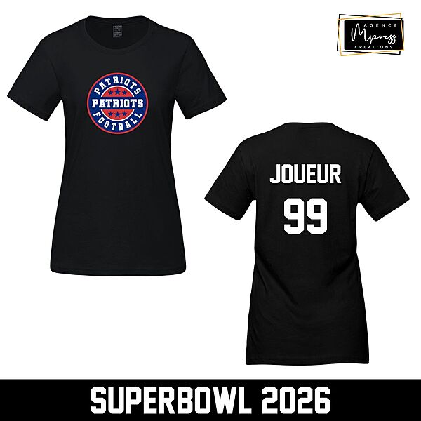 T-Shirt femme Patriots (Rond)