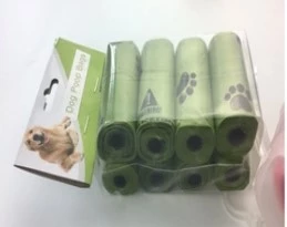 Green Dog Poop Bags Refill Rolls – Leak Proof Waste Bags - 8 Rolls