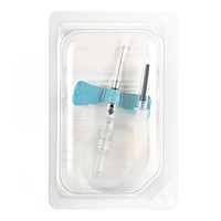 SOL-GUARD® Safety Pull-Button Blood Collection Set - ¾ Inch Needle