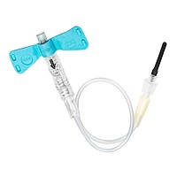 SOL-GUARD® Safety Pull-Button Blood Collection Set - ¾ Inch Needle