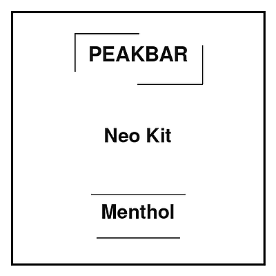 Peakbar Neo Kit Menthol
