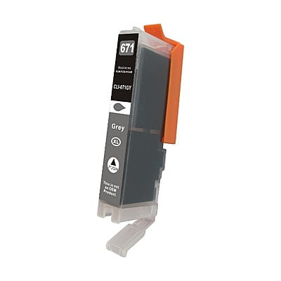 CLI-671XL Gray Premium Compatible Canon Inkjet Cartridge
