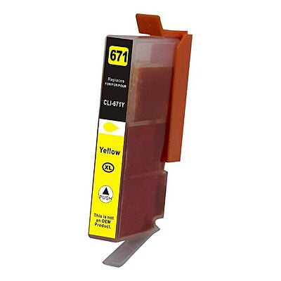 CLI-671XL Yellow Premium Compatible Canon Inkjet Cartridge