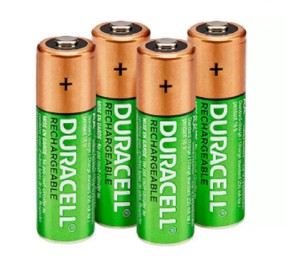 BATERIA DURACELL RECARGABLE "AA" C/4PZAS
