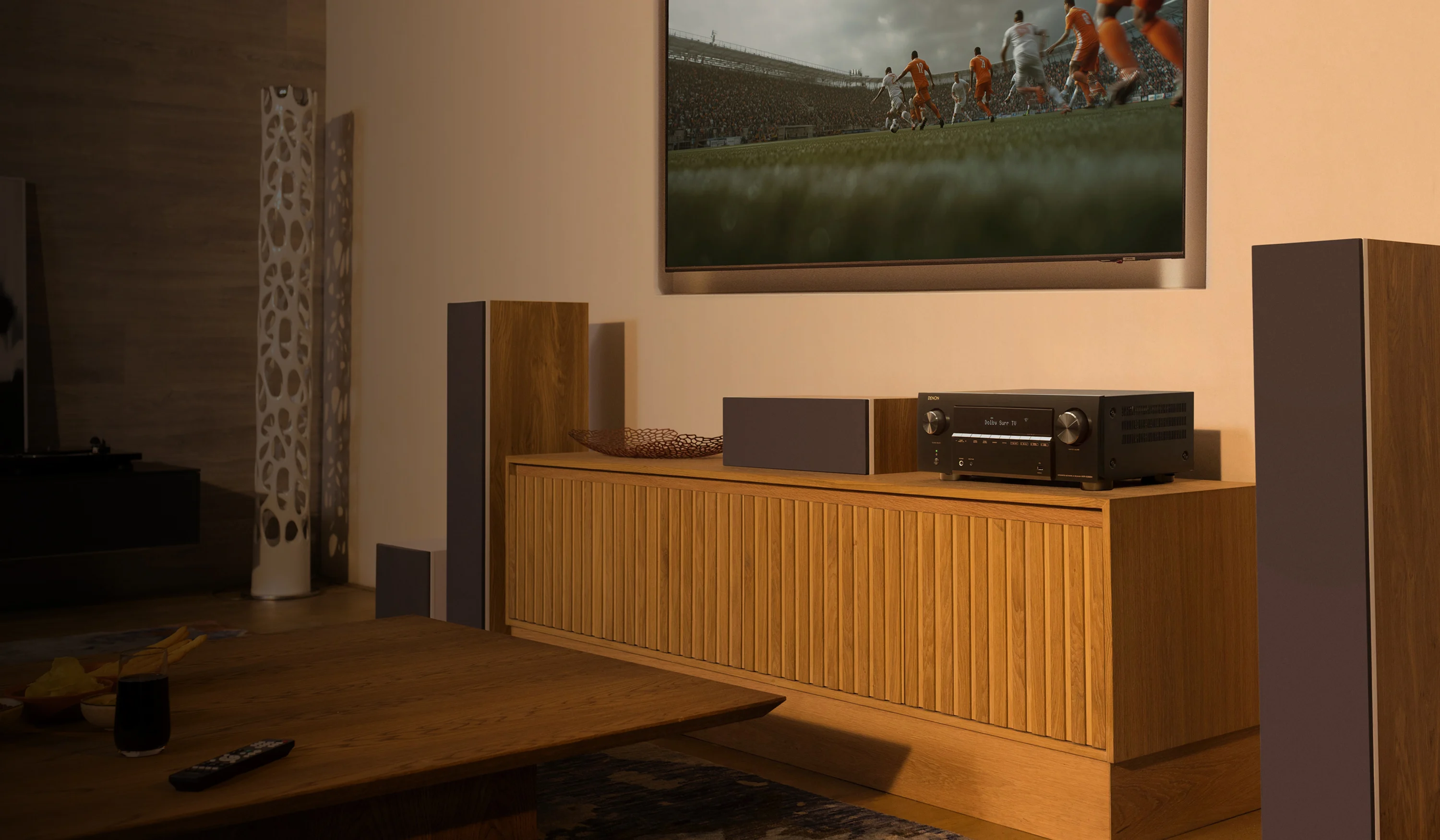 Denon AVR X2900H 4K/8K 7.2-channel AV receiver with Dolby Atmos and HEOS Technology