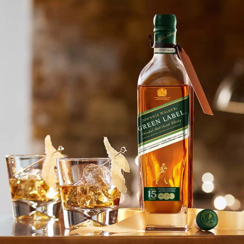 JOHNNIE WALKER GREEN LABEL TOT