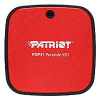 Patriot PDP31 500GB Type-C Portable SSD - Red / Black